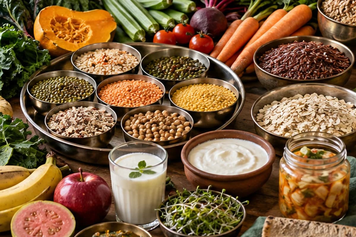 Varied Indian plant foods for a microbiome-informed nutrition plan