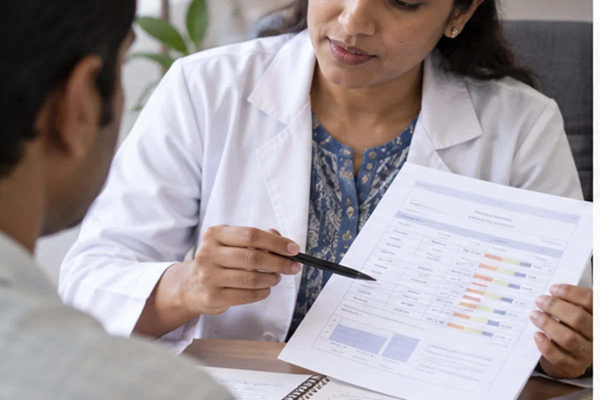 Dietitian filtering findings in an anonymized epigenetic nutrition report