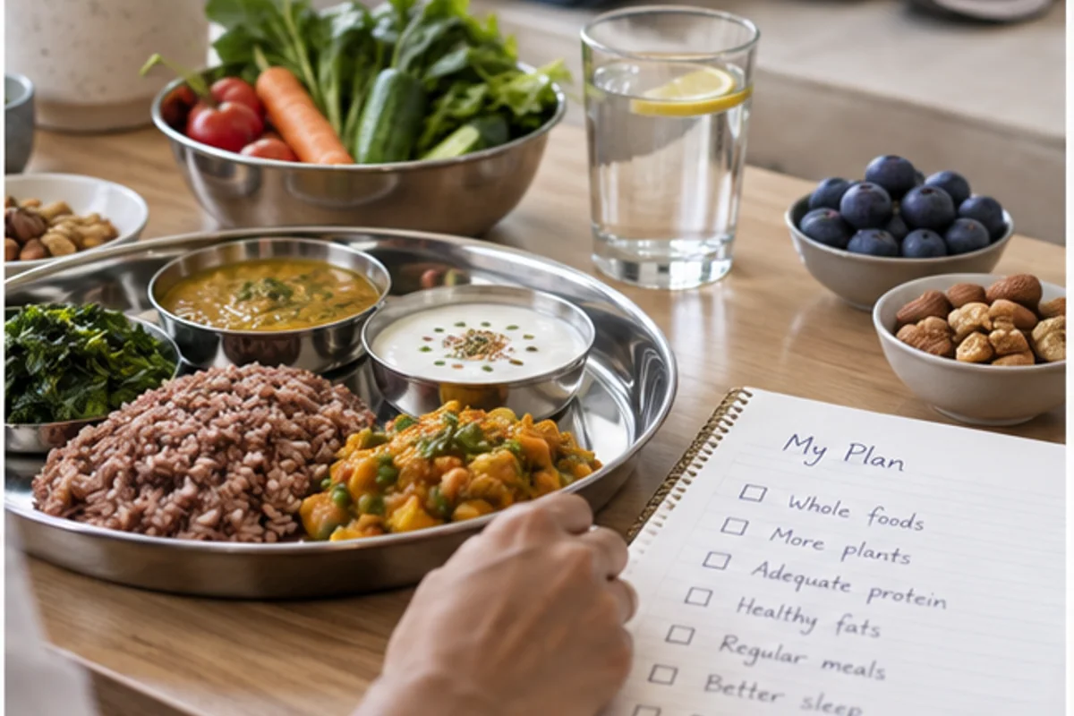 Indian meal and routine planning for epigenetic nutrition guidance