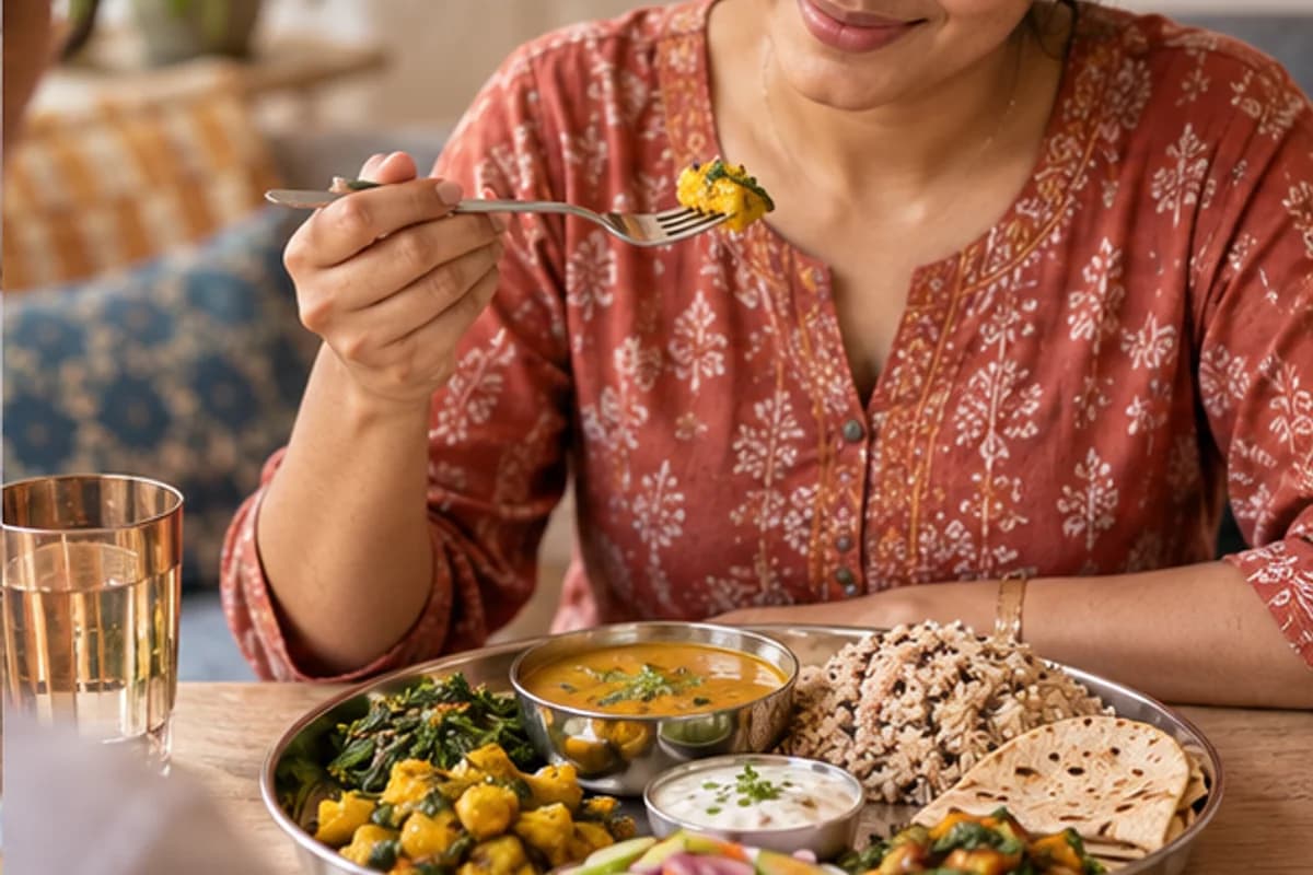 Indian adult reintroducing tolerated foods during food intolerance nutrition care