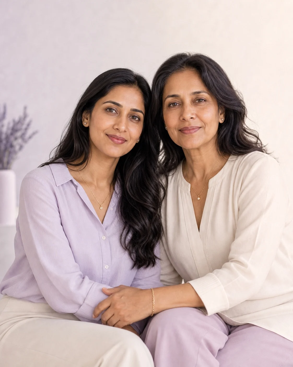 Indian women from different generations sharing a conversation