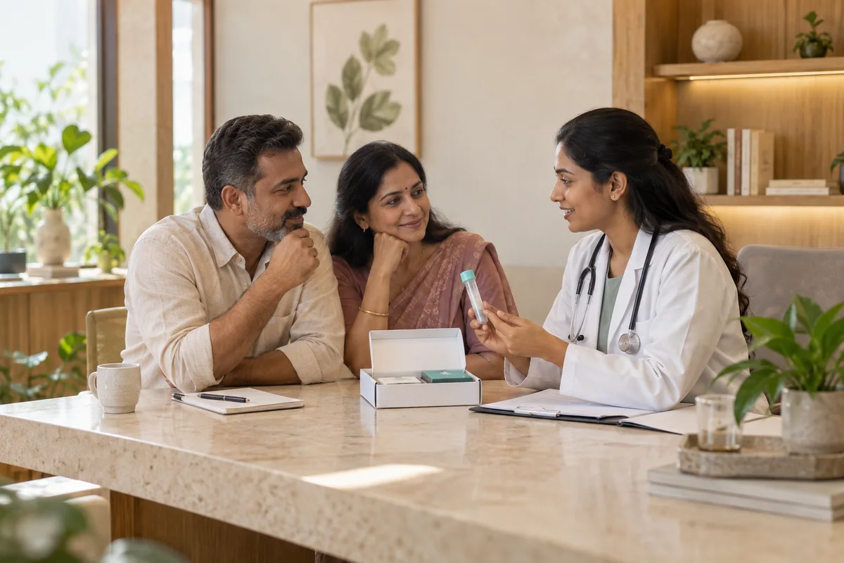 A microbiome test kit for a defined gut health question