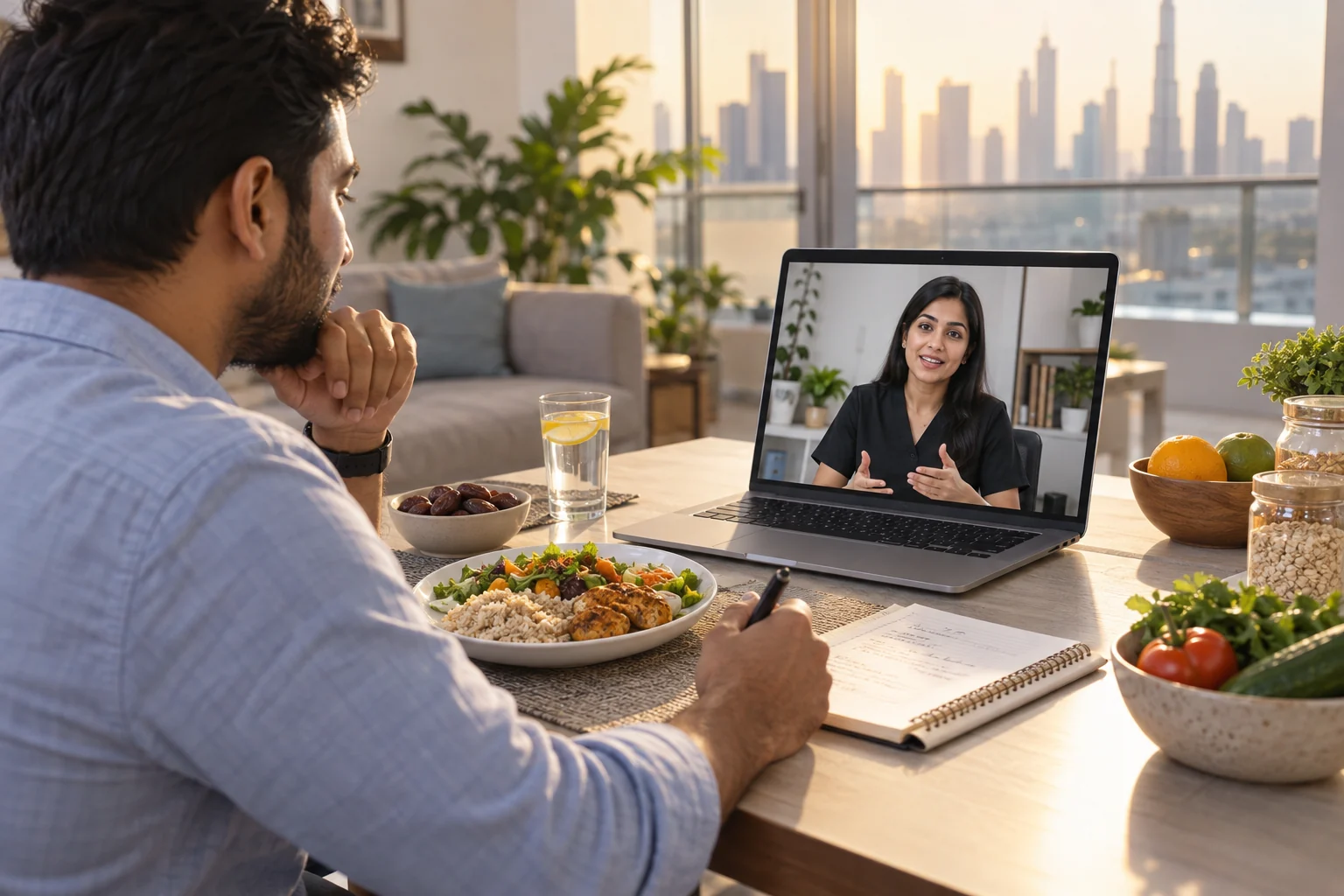 A Lyxaa online consultation from home